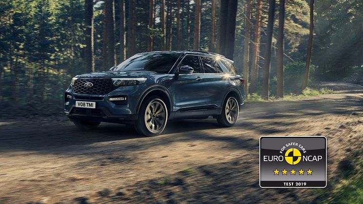 5 STERNE: FORD EXPLORER PLUG-IN-HYBRID ERHÄLT MAXIMALE EURO NCAP-BEWERTUNG