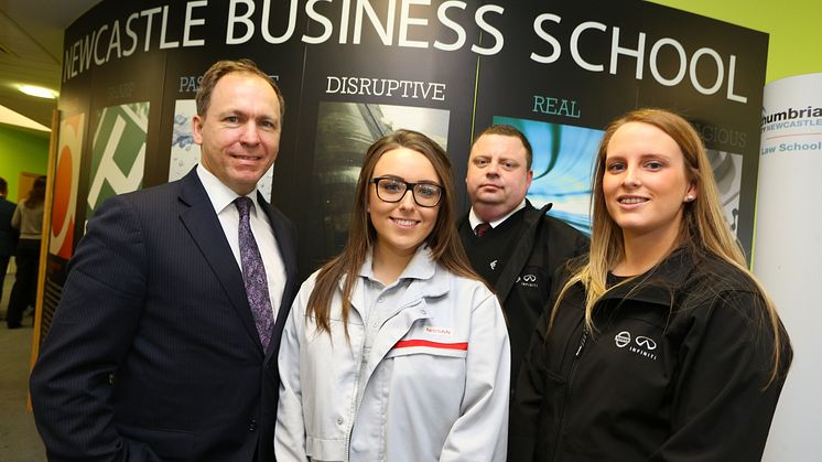 Car making giant favours Newcastle Business School students