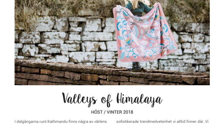 "Valleys of Himalaya" Elodie Details Höstkollektion 2018