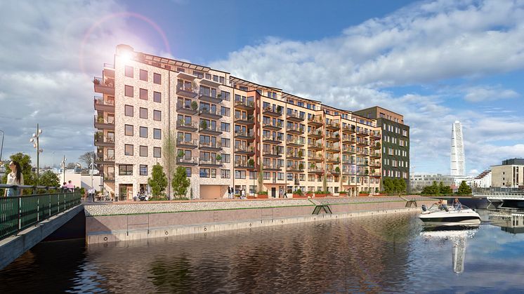 Pressinbjudan: Tidskapsel gjuts in i Riksbyggens kvarter Slottshusen i Malmö