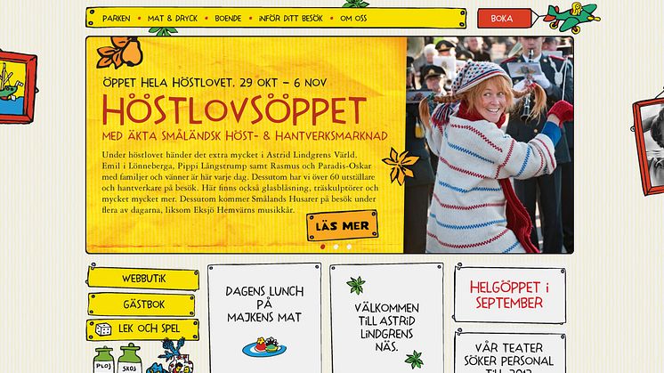 Astrid Lindgrens Värld tvåfaldig vinnare när Svenska Webb-Priset delades ut idag!