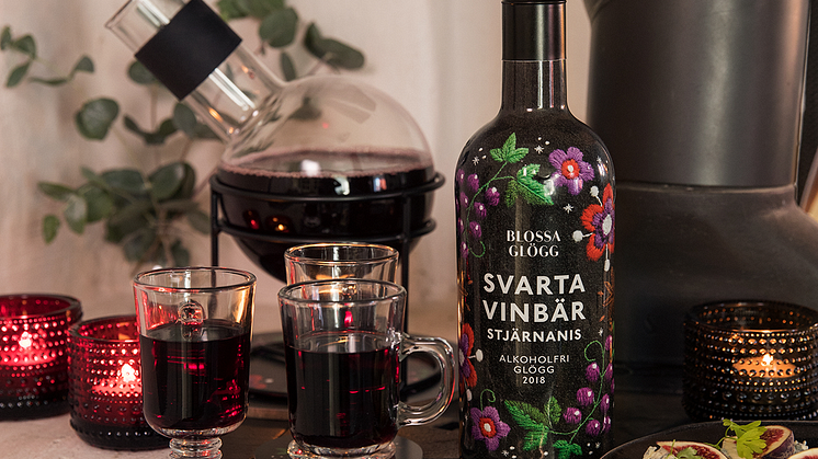 Blossa Hantverksglögg 2018 med smak av svarta vinbär