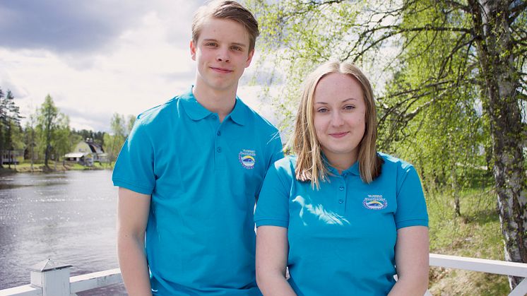 Isac Heens och Matilda Olsson är Vansbrosimningens nya kransmas och kranskulla