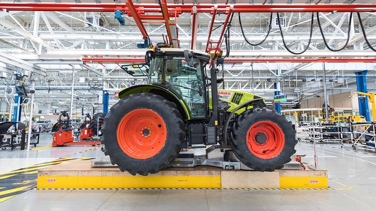 Nu står CLAAS traktorfabrik i Le Mans klar, med toppmodern teknologi och medarbetarna i fokus!