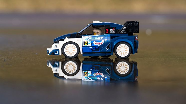 M-Sport Ford Fiesta WRC rallybilen fejres med Lego-version