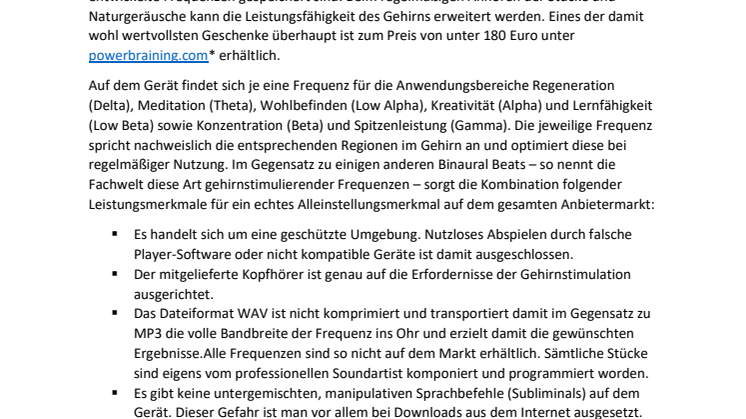 Weihnachtsgeschenke Tipp 2017: Das wertvollste Präsent aller Zeiten?