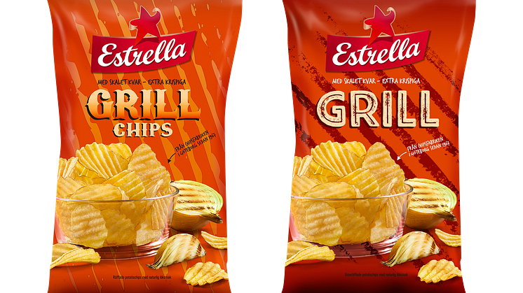 Estrella Grillchips får ny design 2020
