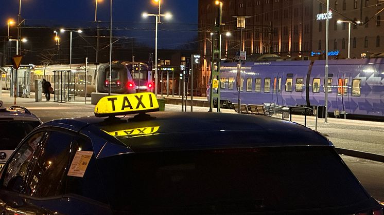 Ny taxizon på Stora Torg, Kristianstad