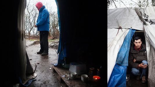 Den fotodokumentära utställningen Sorry att jag finns visar hemlöshetens Helsingborg. Utställningen pågår mellan 27 september och 8 januari 2017. Foto: Anna Bank