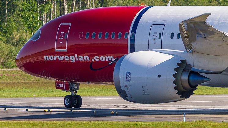 Norwegian lanserer en ny langdistanserute mellom København og Bangkok