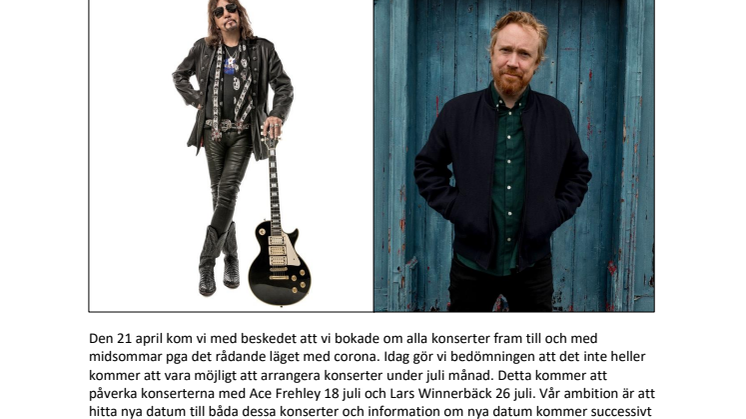 Ytterligare två konserter på Furuvik bokas om
