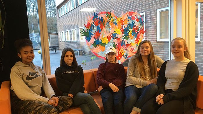 Elever från Erlaskolan.