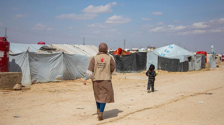Nariman*, som jobbar på Rädda Barnen, besökte Al Hol i nordöstra Syrien i mars i år. Hon heter egentligen något annat.