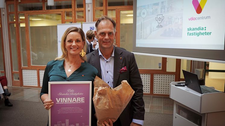 Väla har Sveriges nöjdaste köpcentrumhyresgäster för 12:e året i rad