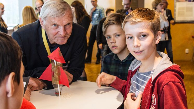 Astronauterna landade på Volvo CE i Braås