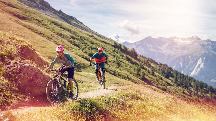 Leukerbad MTB-route Valais Bike stage (c) Valais Wallis Promotion - Pascal Gertschen 