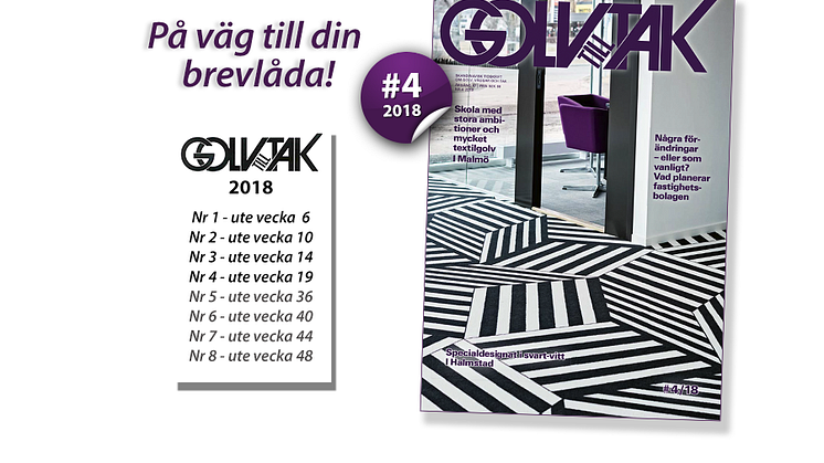 Härliga, nyskapande golvinstallationer och mycket mer att läsa i senaste numret av Golv till Tak