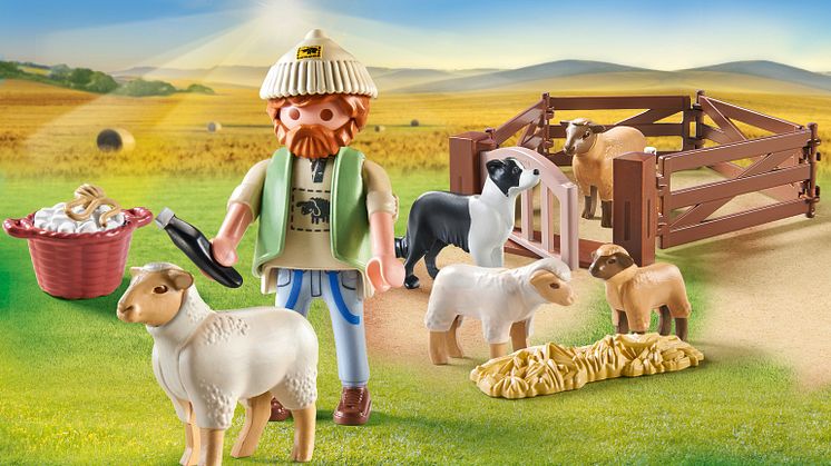 Junger Schäfer mit Schafen (71444) von PLAYMOBIL