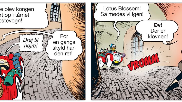 Stribe fra Anders And & Co. nr. 27 // Anders og ungerne i Rundetårn, KBH
