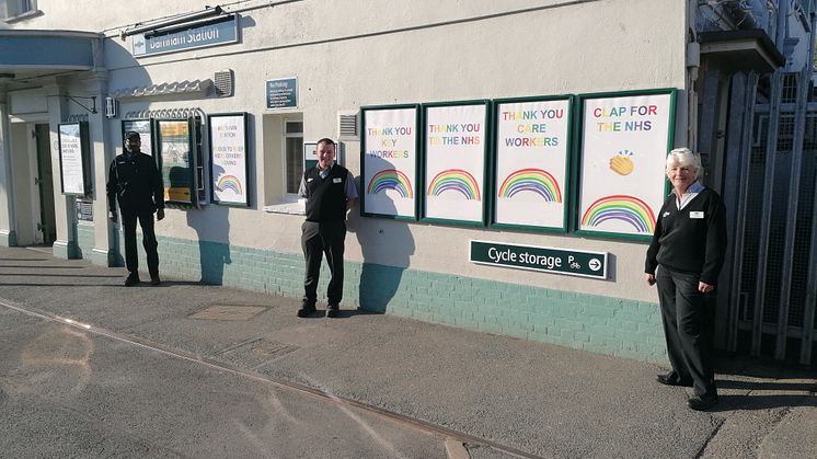 Barnham station rainbows