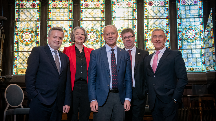 The Vice Chancellors of the five North East Universities
