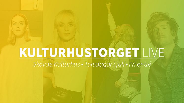 Musik och konst i Skövdes Kulturkvarter i sommar