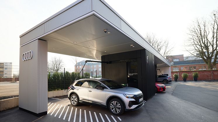 Audi charging hub Frankfurt