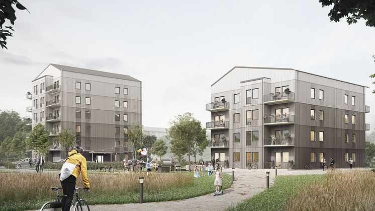 Lindbäcks ska bygga 68 lägenheter på Segeparksgatan åt MKB Fastigheter. 