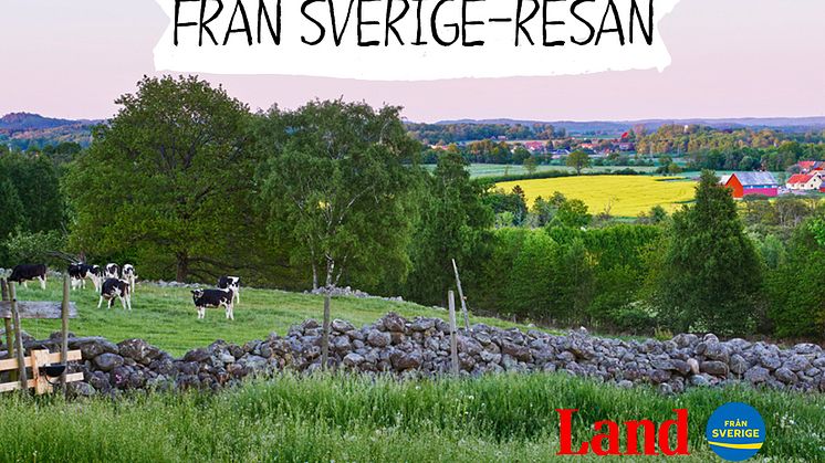 Följ med på Från Sverige-resan i tidningen Land och i sociala medier under 2020.