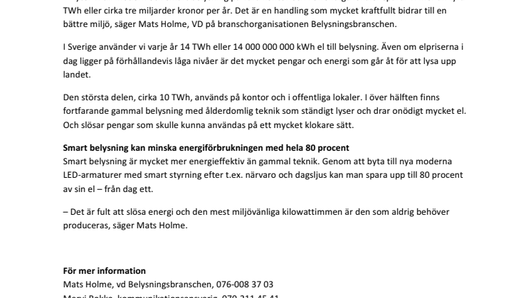 ​Gör mer än att släcka lamporna symboliskt under Earth Hour