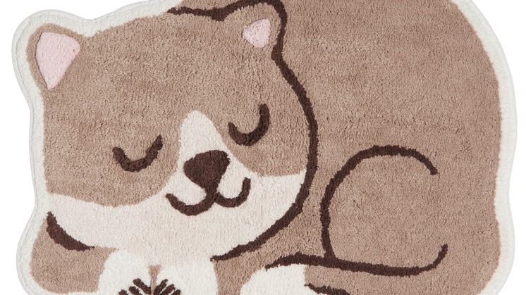 NYHET! Bath mat Cat 55 x 70 cm Beige Cotton 14,90 eur.jpg