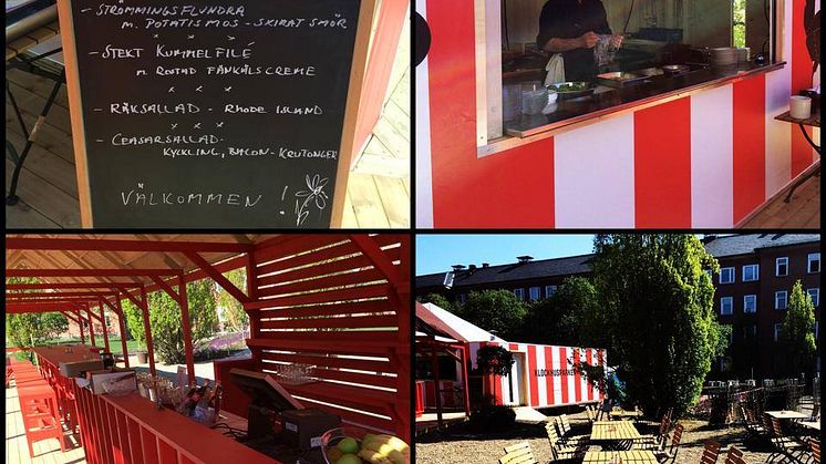 Sommarrestaurang för studenter och Klockhusparksbesökare