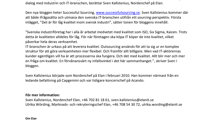 Ny blogg ska utmana IT-branschen och industrin