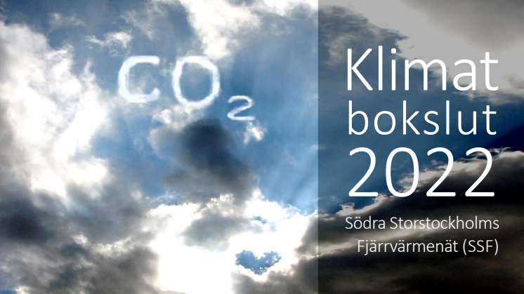 Söderenergis klimatbokslut 2022