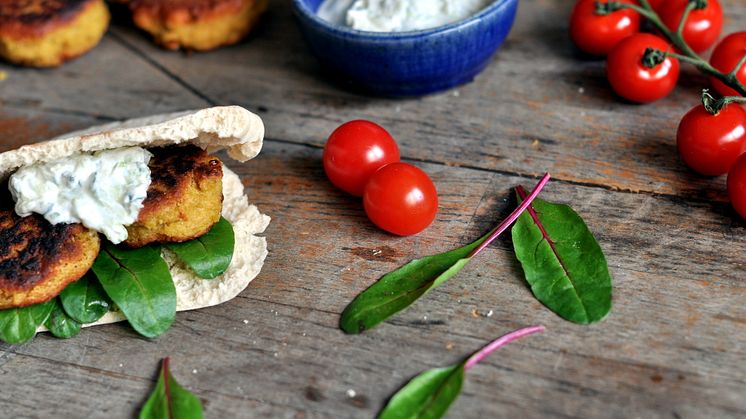 Falafel er både kjempegodt, sunt og enkelt å lage.