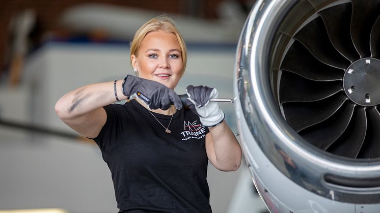 När flygbranschen återhämtat sig efter pandemin kommer behovet av tekniker, mekaniker och annan flygpersonal att vara stort. Foto: Liza Simonsson
