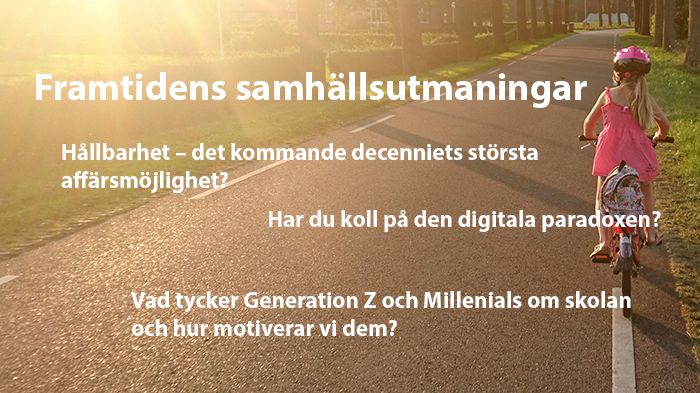 Framtidens samhällsutmaningar i Almedalen