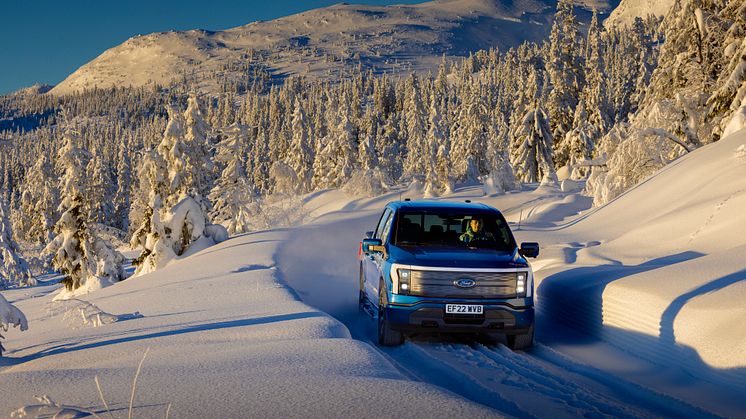 Ford F-150 Lightning Norge vinter 2023