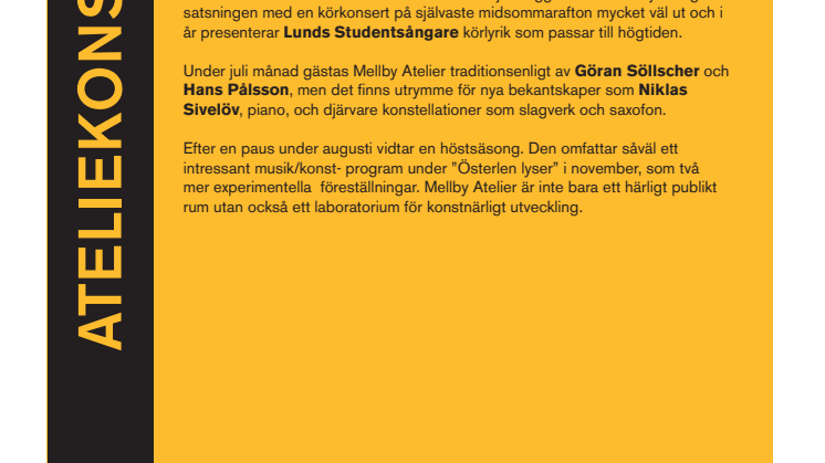 Årets säsong på Mellby Atelier tar fasta på rummet