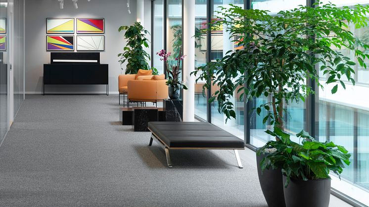 Russell Reynolds Associates nya reception på kontoret på Regeringsgatan i Stockholm.