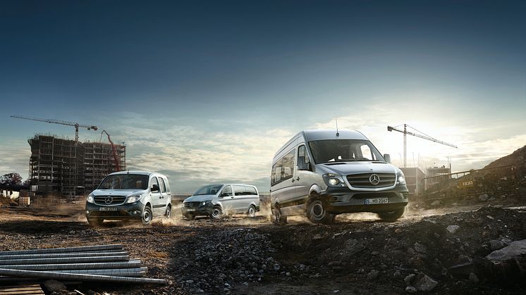 2015 blev et rekordår for Mercedes varebiler. I alt blev 3.670 varebiler af modellerne Vito, Sprinter og Citan leveret til danske kunder.