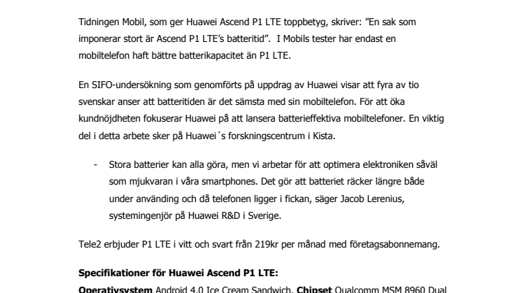 4G-mobil med toppbetyg i ny färg
