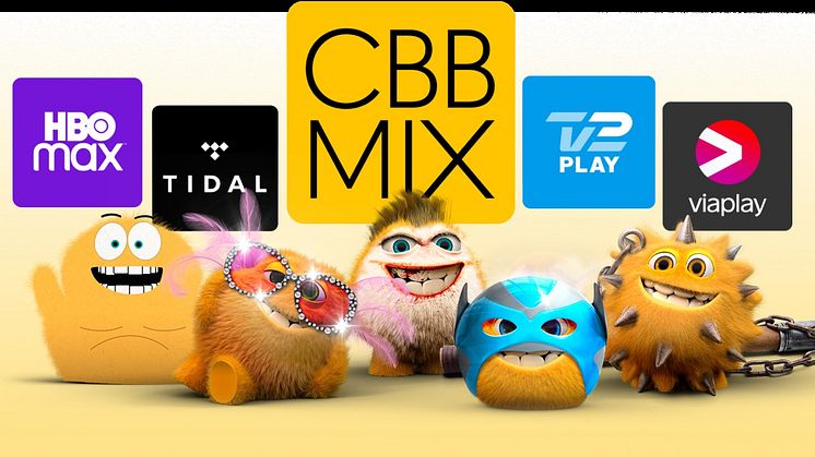 CBB Mobil skruer op for underholdningen: Gør det nemt at mixe mobil og streamingtjenester til små priser 
