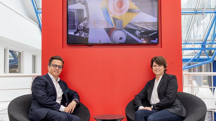 Niclas Berg Business Manager Retail C&I i Canon Norge og Guri Bardal, IT Manager i Ramirent 1