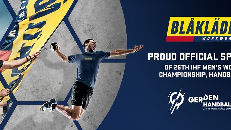 Blåkläder stolt sponsor av håndball-VM 2019