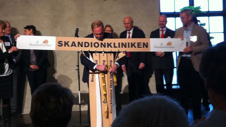 Høytidlig innvielse av Skandionkliniken