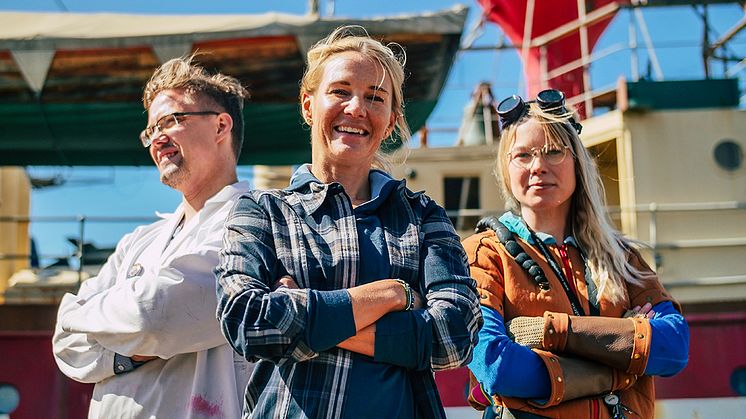 Givetvis är Tim och Virvelina på plats på Virvelinas dag