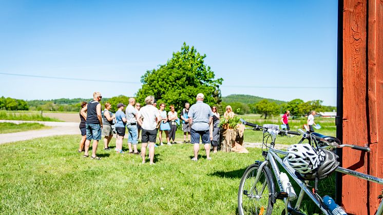 Smaka på Kattegattleden bygger på ett ”från jord till bord”-tänk där du får komma nära några av Hallands och Skånes lokala mat- och dryckesproducenter - från cykelsadeln.