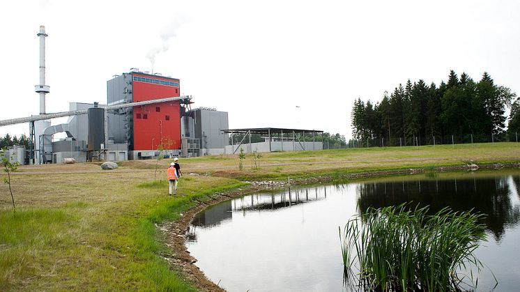 Moskogen Kraftvärmeanläggning. Foto: Kalmar Energi
