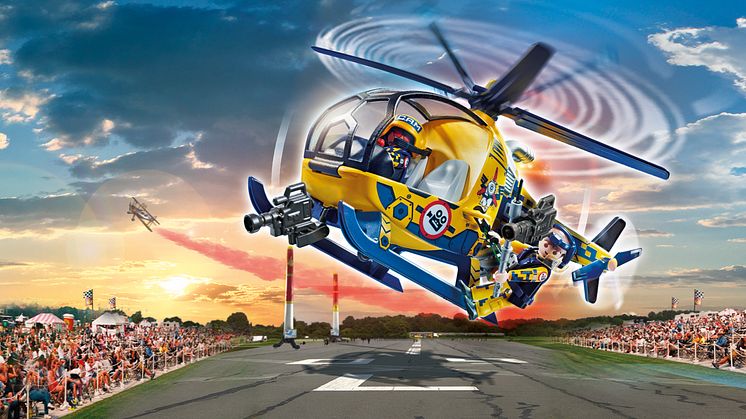 Air Stuntshow Filmcrew-Helikopter (70833) von PLAYMOBIL